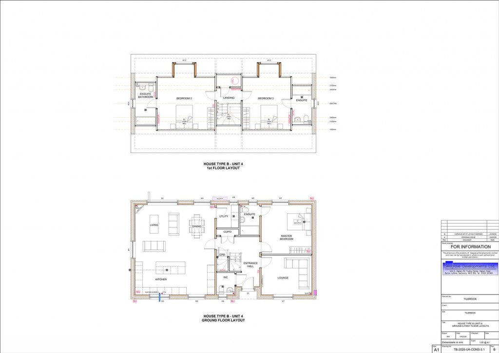 Floorplans For Lower Dean, Huntingdon
