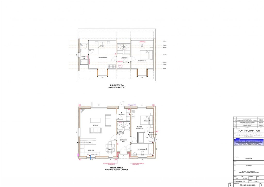 Floorplans For Lower Dean, Huntingdon