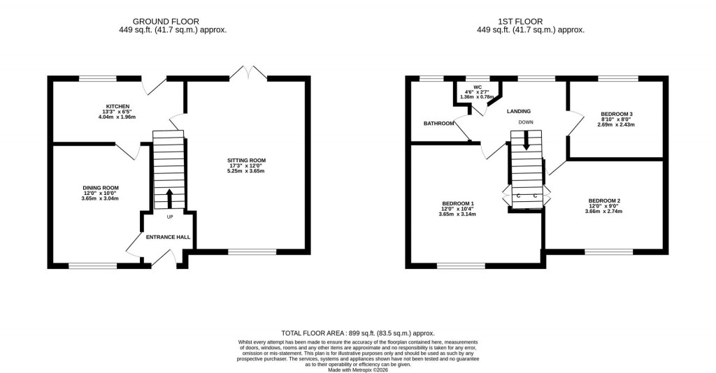 Floorplans For Pleydell Road, Northampton