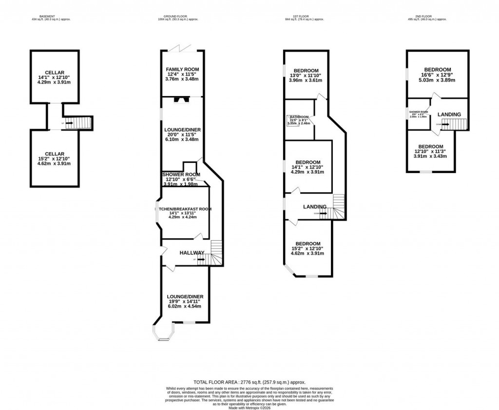 Floorplans For Northampton Road, Market Harborough