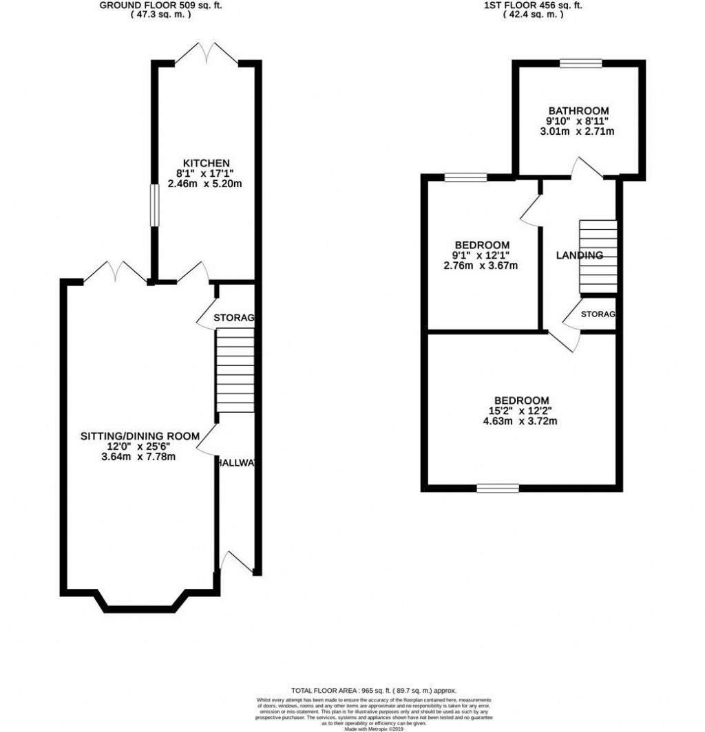 Floorplans For Hawthorn Road, Kettering