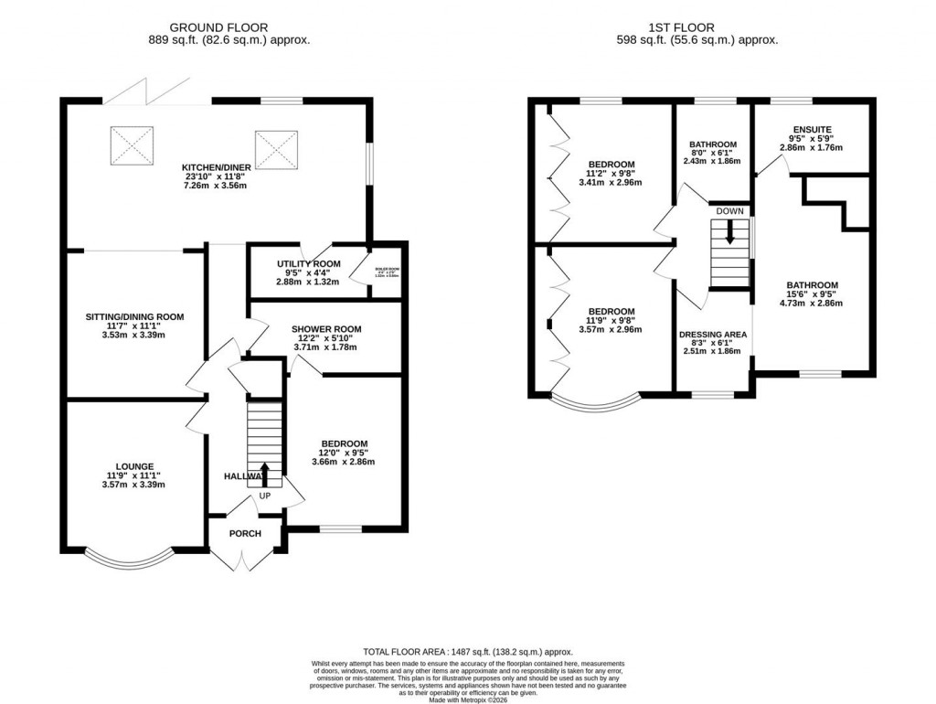 Floorplans For First Avenue, Wellingborough