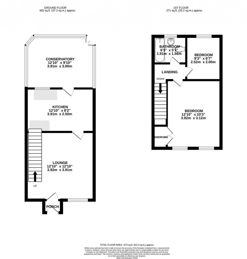 Floorplans For Plough Close, Rothwell, Kettering