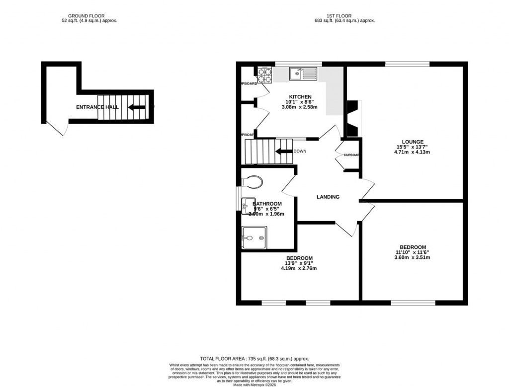 Floorplans For Greenhill Road, Kettering