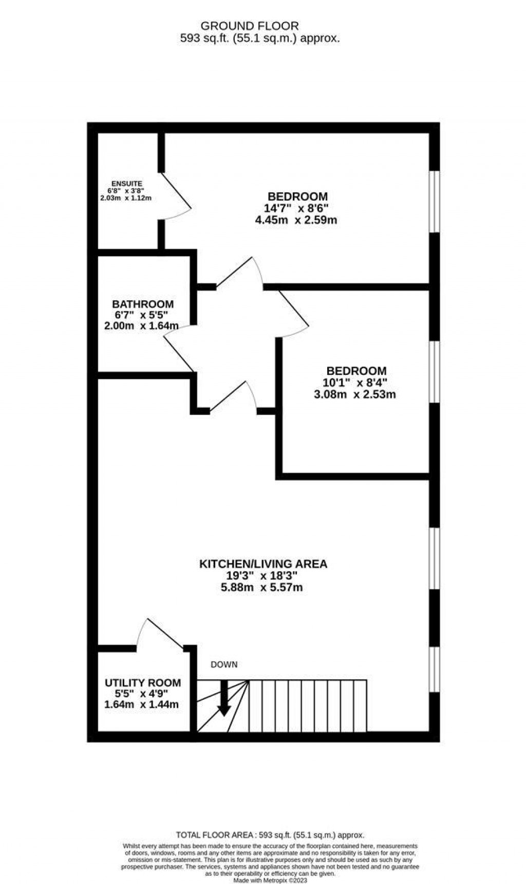 Floorplans For Steeplechase Way, Market Harborough