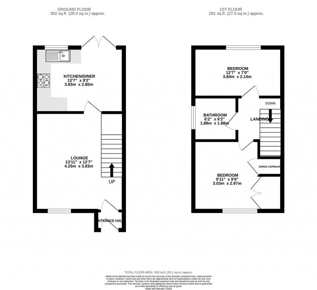 Floorplans For Tate Grove, Hardingstone