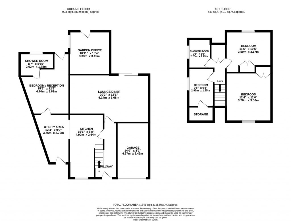 Floorplans For Crocket Close, Northampton