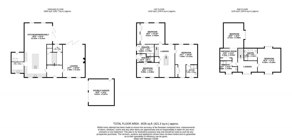 Floorplans For Coles Close, Little Harrowden, Wellingborough