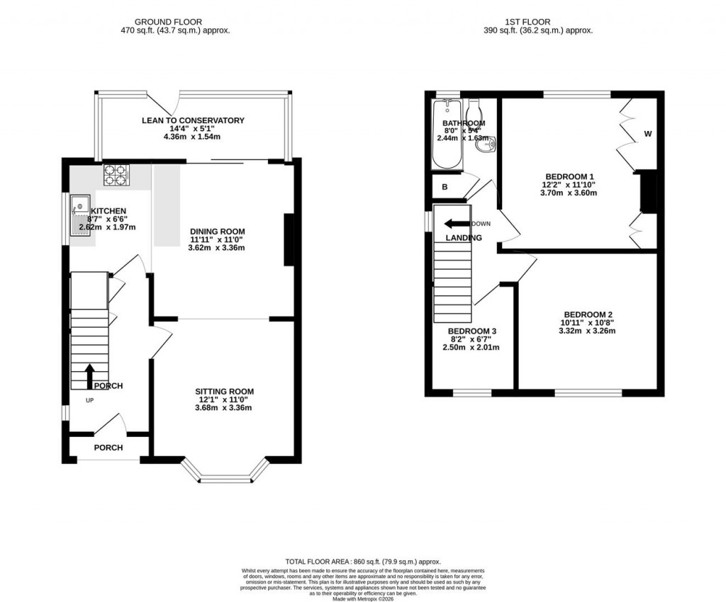 Floorplans For Summerfield Road, Kettering