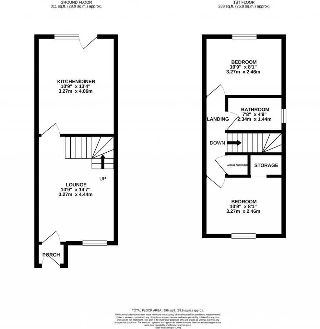 Floorplans For Almond Road, Kettering