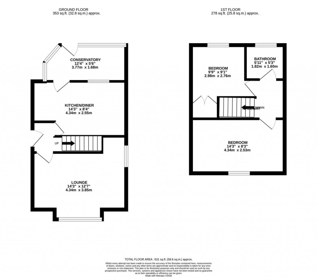 Floorplans For Meadow Walk, Higham Ferrers, Rushden