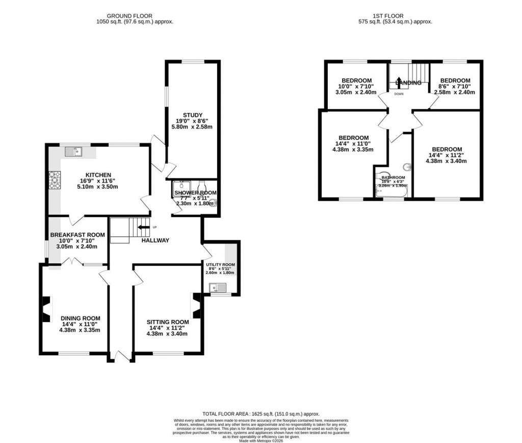 Floorplans For School Lane, Wilbarston, Market Harborough