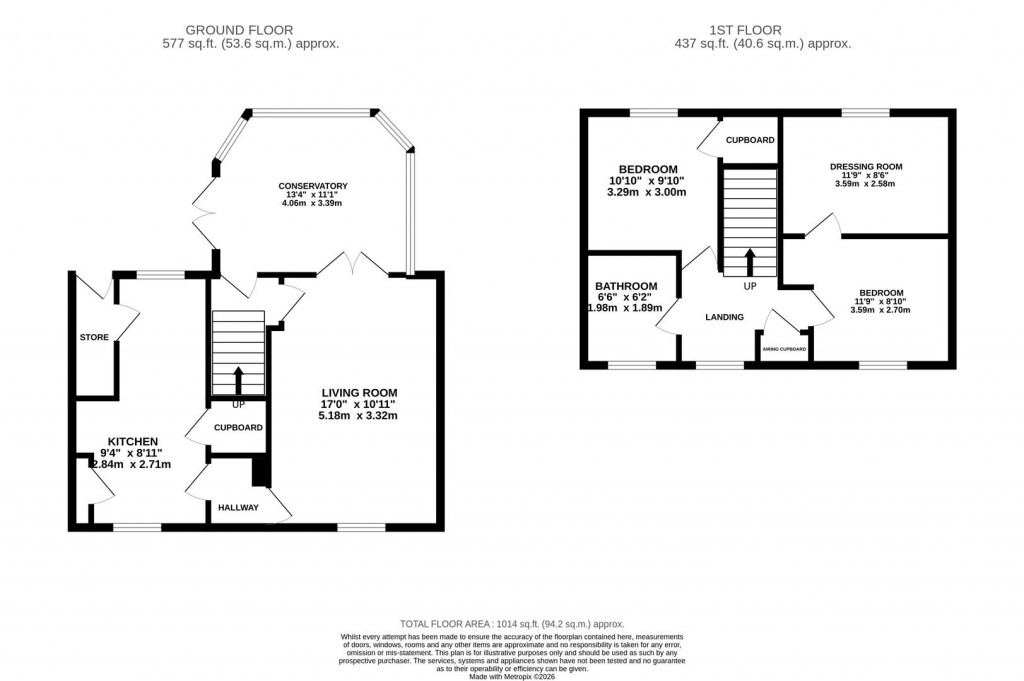 Floorplans For Castle Way, Barton Seagrave, Kettering
