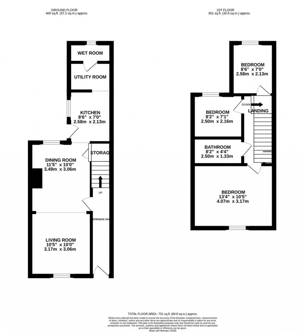Floorplans For Wood Street, Kettering
