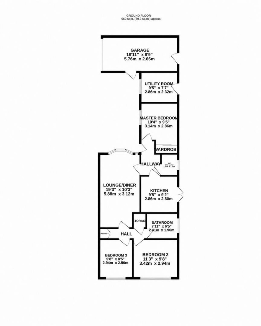 Floorplans For Silverdale Grove, Rushden