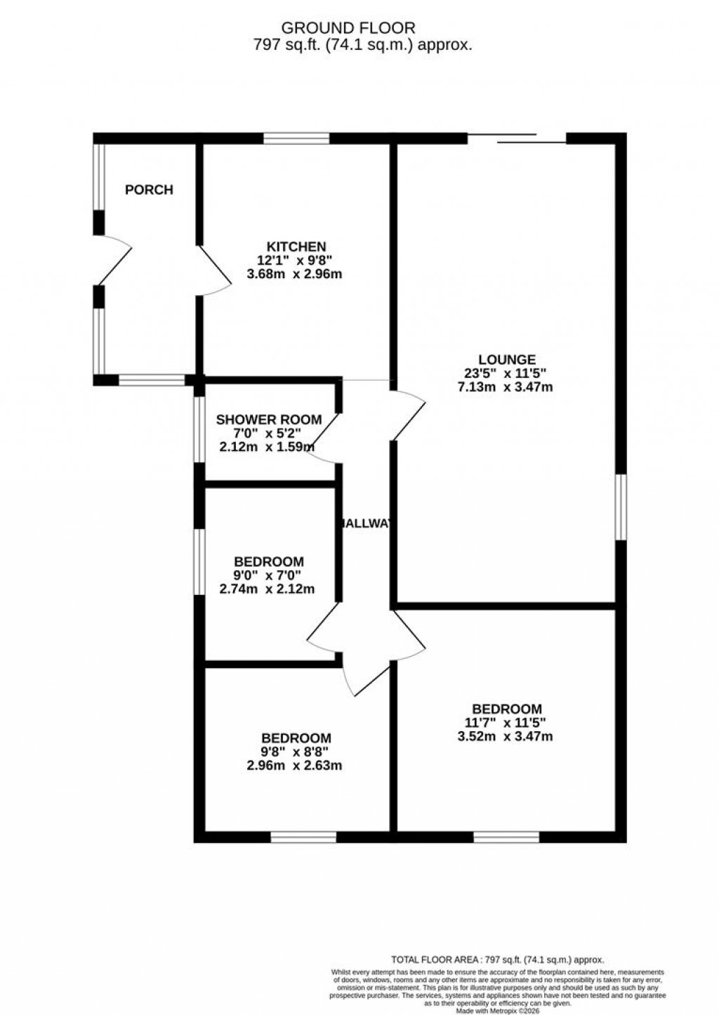 Floorplans For Hillside Crescent, Weldon, Corby