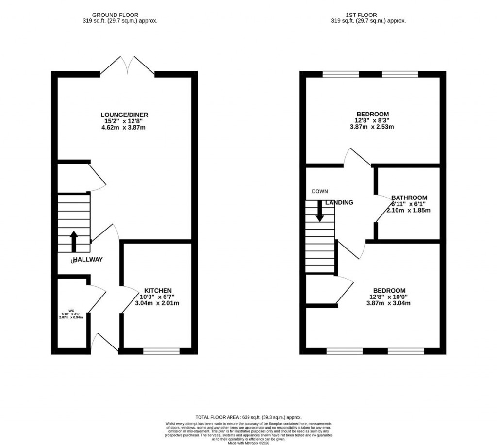 Floorplans For Beech Avenue, Market Harborough