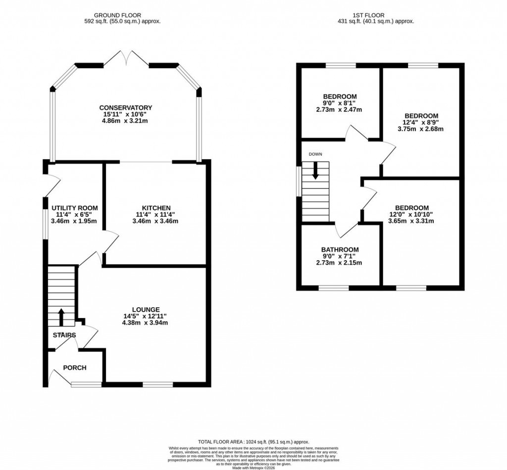 Floorplans For Pytchley Road, Kettering