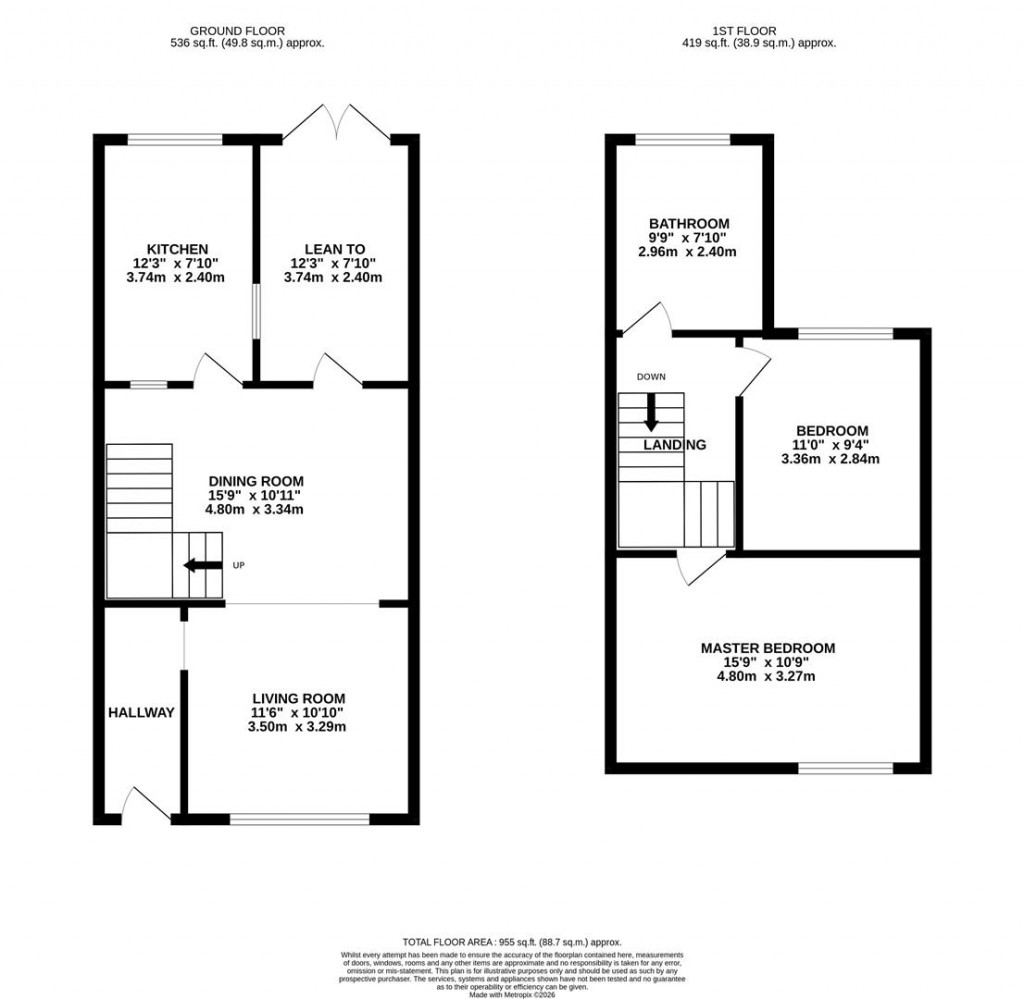 Floorplans For King Street, Kettering