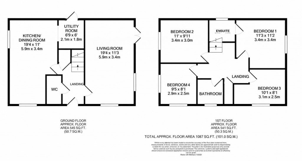 Floorplans For Woodford Road, Burton Latimer