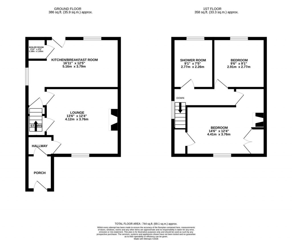 Floorplans For Church Lane, Dingley, Market Harborough