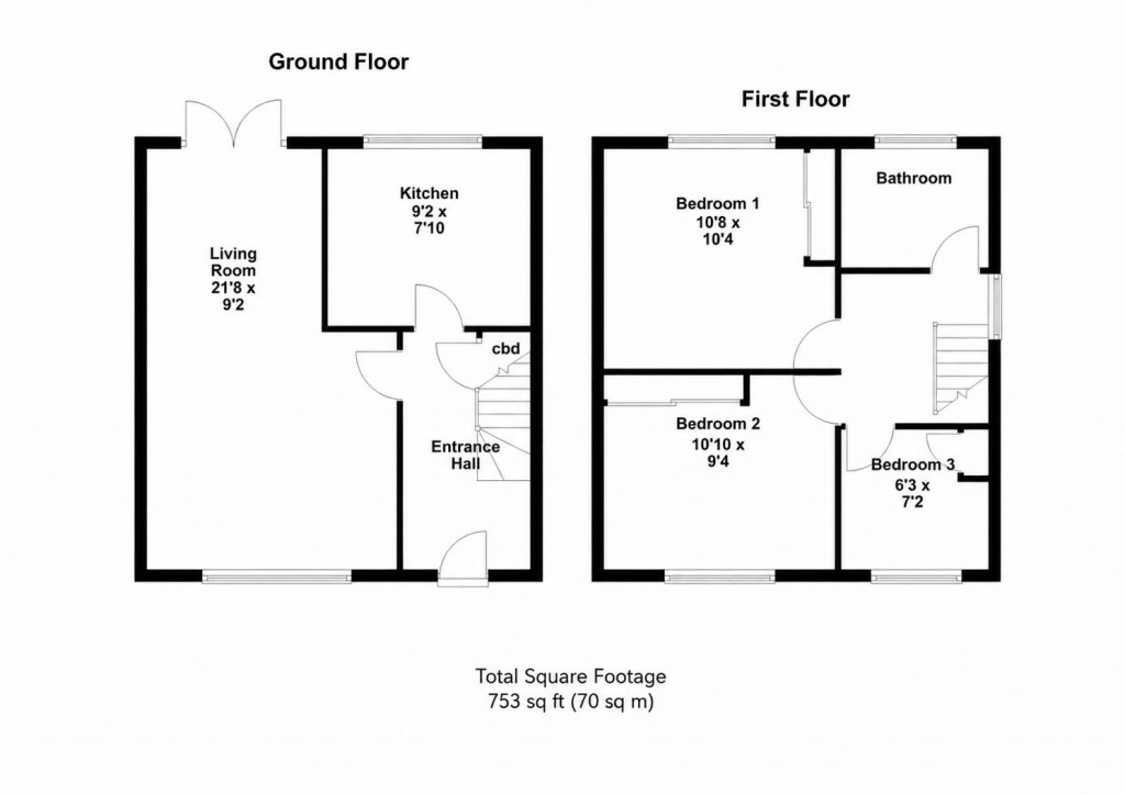 Floorplans For Manor Court, Middleton, Market Harborough
