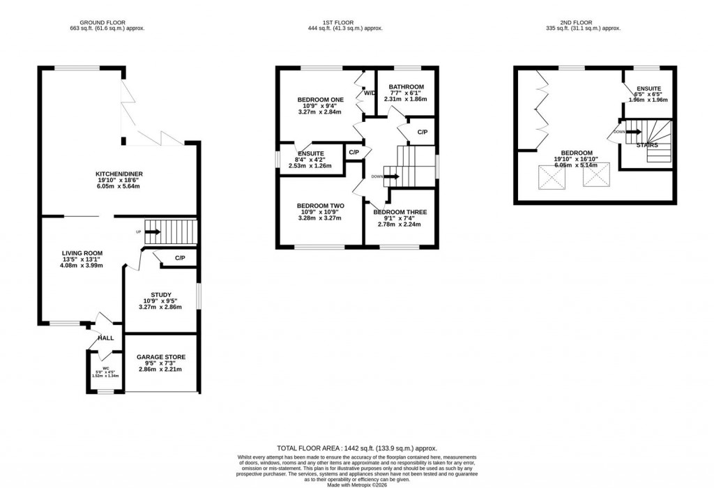 Floorplans For Adamswood Close, Market Harborough