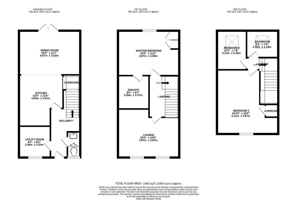 Floorplans For Midland Road, Higham Ferrers, Rushden