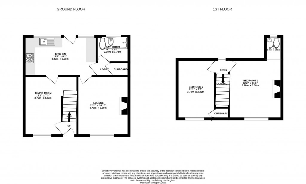 Floorplans For Queen Street, Geddington, Kettering