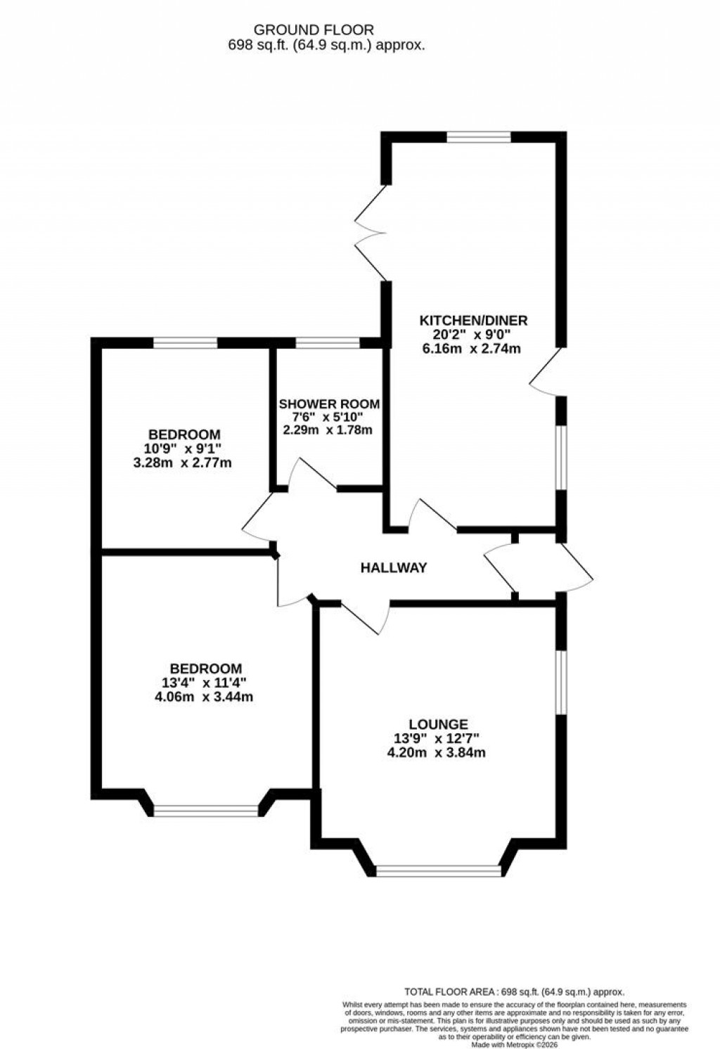 Floorplans For Windermere Road, Kettering