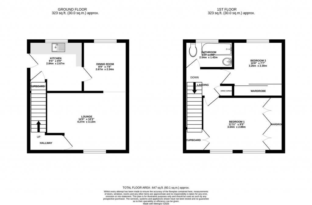 Floorplans For Lavery Court, Corby